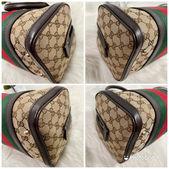 Monogram Vintage Web Small Boston - Picture 6 of 16